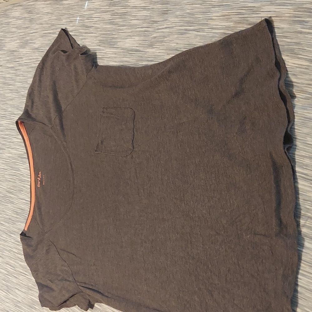 Linen t shirt gray us size 12